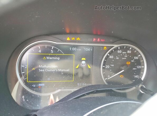 3N1CP5DV1LL518222 2020 NISSAN KICKS Charcoal Vista del cuadro de instrumentos