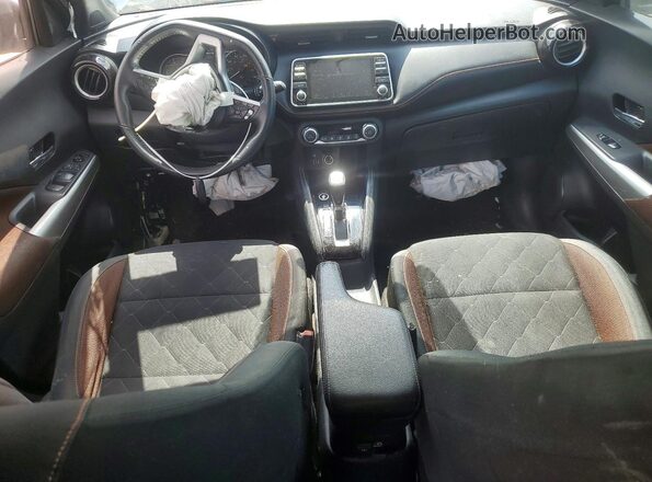 3N1CP5DV1LL518222 2020 NISSAN KICKS Charcoal Vista del salpicadero