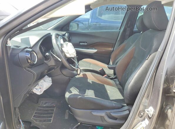 3N1CP5DV1LL518222 2020 NISSAN KICKS Charcoal Vista interior delantera