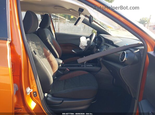 3N1CP5DV1ML528413 2021 NISSAN KICKS Orange Vista interior delantera