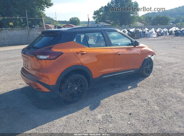 3N1CP5DV1ML528413 2021 NISSAN KICKS Orange Trasero derecho