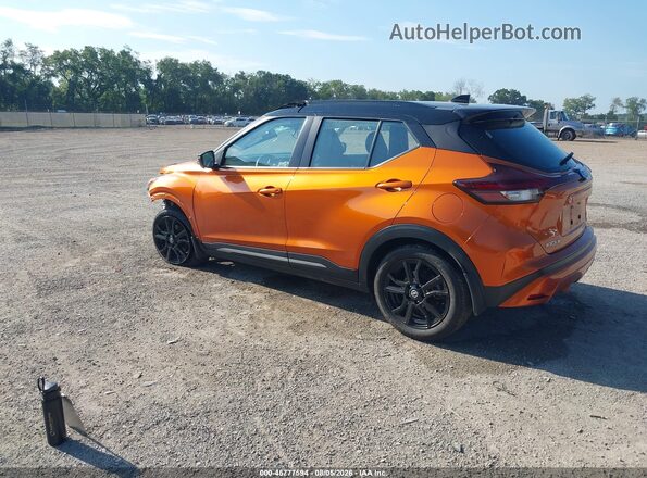 3N1CP5DV1ML528413 2021 NISSAN KICKS Orange Trasero izquierdo