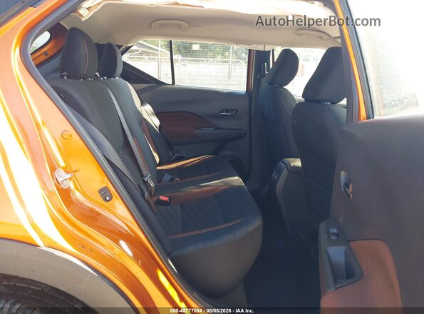 3N1CP5DV1ML528413 2021 NISSAN KICKS Orange Vista de la etiqueta del VIN