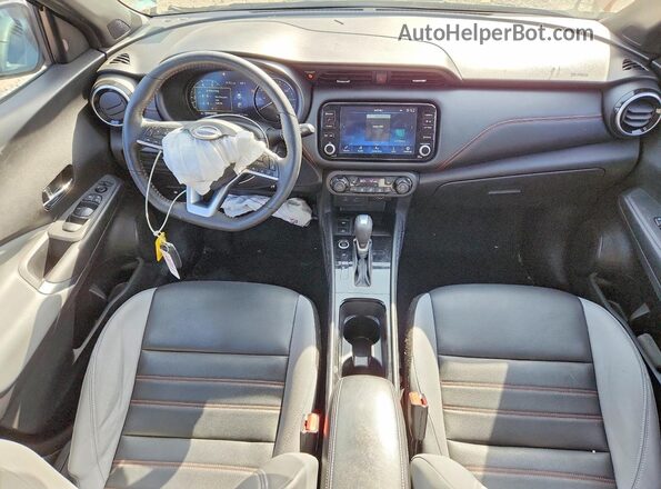 3N1CP5DV1PL498253 2023 NISSAN KICKS Оранжевый Вид панели приборов