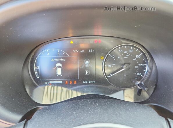 3N1CP5DV1PL498253 2023 NISSAN KICKS Оранжевый Вид щитка приборов