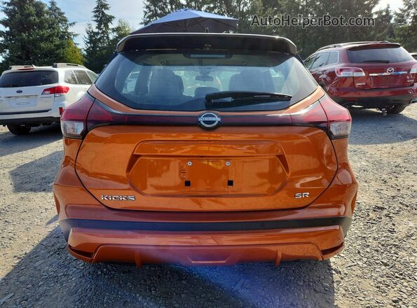 3N1CP5DV1PL498253 2023 NISSAN KICKS Оранжевый Вид сзади