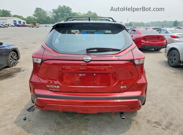 3N1CP5DV1PL536581 2023 NISSAN KICKS Красный Вид сзади