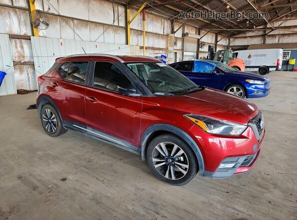 3N1CP5DV2LL525423 2020 NISSAN KICKS Burgundy Przód prawy