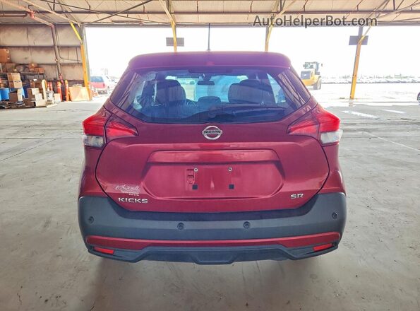 3N1CP5DV2LL525423 2020 NISSAN KICKS Burgundy Widok z tyłu