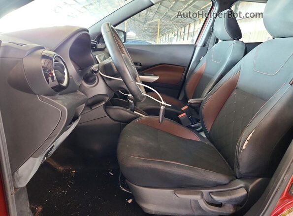 3N1CP5DV2LL525423 2020 NISSAN KICKS Burgundy Widok wnętrza z przodu