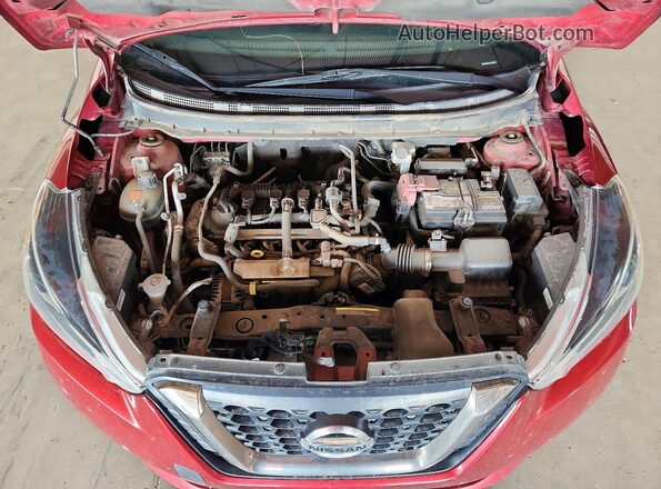 3N1CP5DV2LL525423 2020 NISSAN KICKS Burgundy Widok wnętrza z tyłu