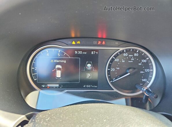 3N1CP5DV2LL553318 2020 NISSAN KICKS Silver Սարքավորումների վահանակի տեսք