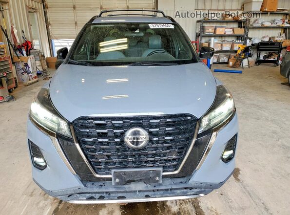 3N1CP5DV2ML492795 2021 NISSAN KICKS Gray Вид спереду