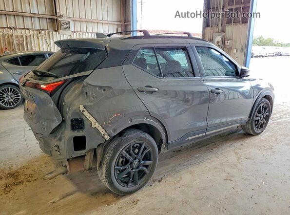 3N1CP5DV2ML492795 2021 NISSAN KICKS Gray Задня права чверть