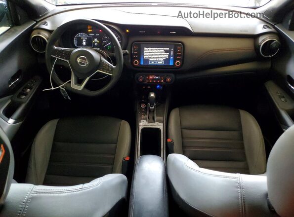 3N1CP5DV2ML492795 2021 NISSAN KICKS Gray Вид панелі приладів