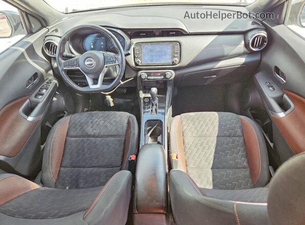 3N1CP5DV2NL491583 2022 NISSAN KICKS White Вид панелі приладів