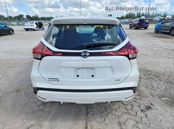 3N1CP5DV2NL491583 2022 NISSAN KICKS White Вид ззаду