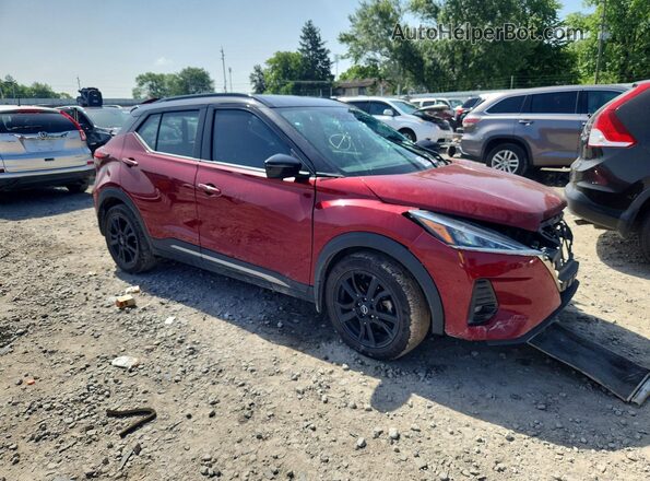 3N1CP5DV2PL492350 2023 NISSAN KICKS Red Przód prawy