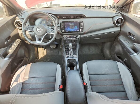 3N1CP5DV2RL484123 2024 NISSAN KICKS Red Widok deski rozdzielczej
