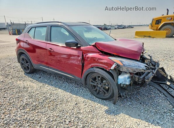 3N1CP5DV2RL484123 2024 NISSAN KICKS Red Przód prawy