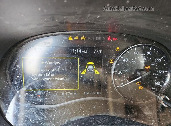 3N1CP5DV2RL484123 2024 NISSAN KICKS Red Widok zestawu wskaźników