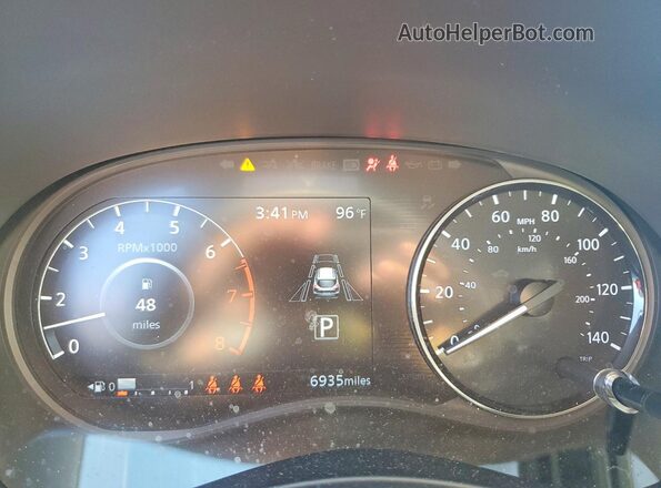 3N1CP5DV2RL494831 2024 NISSAN KICKS Blue Vista del cuadro de instrumentos