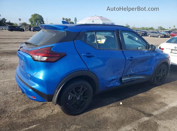 3N1CP5DV2RL494831 2024 NISSAN KICKS Blue Trasero derecho