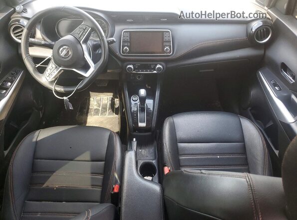 3N1CP5DV3LL545647 2020 NISSAN KICKS Белый Вид панели приборов