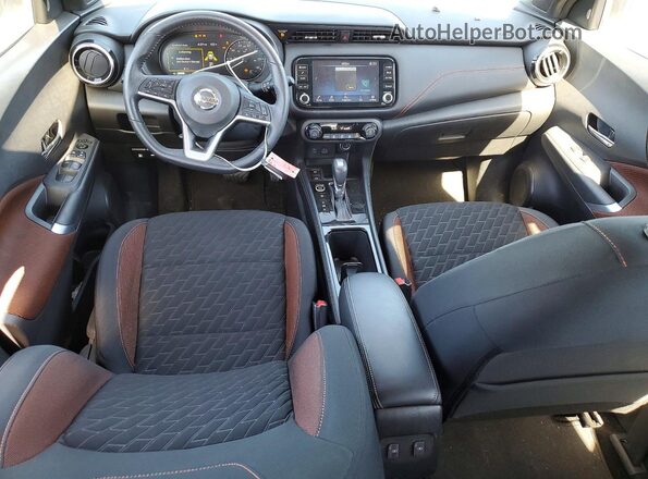 3N1CP5DV3ML529286 2021 NISSAN KICKS Blue Vista del salpicadero