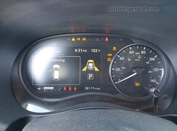 3N1CP5DV3ML529286 2021 NISSAN KICKS Blue Vista del cuadro de instrumentos