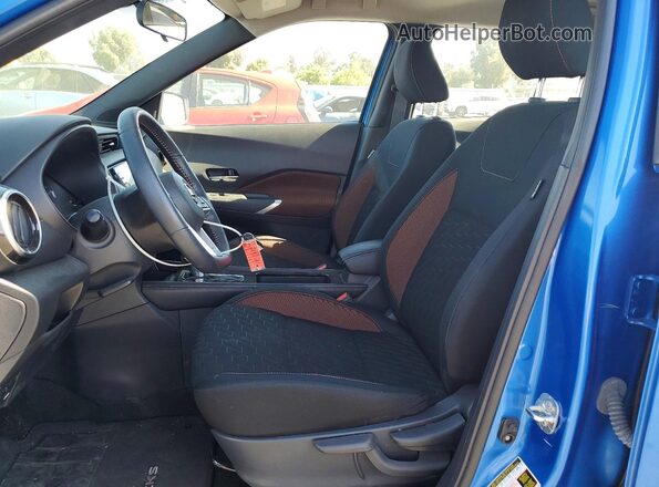 3N1CP5DV3ML529286 2021 NISSAN KICKS Blue Vista interior delantera