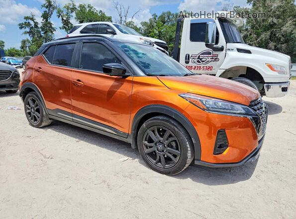 3N1CP5DV3PL525470 2023 NISSAN KICKS Orange Przód prawy