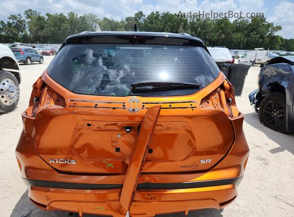 3N1CP5DV3PL525470 2023 NISSAN KICKS Orange Widok z tyłu