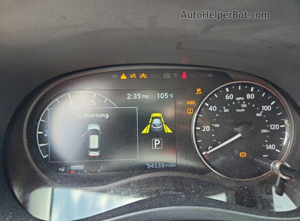 3N1CP5DV3PL525470 2023 NISSAN KICKS Orange Widok zestawu wskaźników
