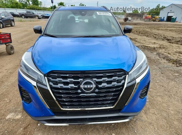 3N1CP5DV3RL536276 2024 NISSAN KICKS Blue Вид спереду