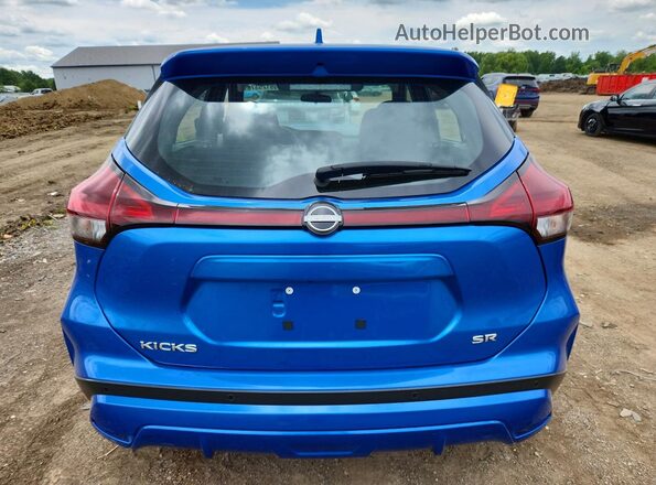 3N1CP5DV3RL536276 2024 NISSAN KICKS Blue Вид ззаду