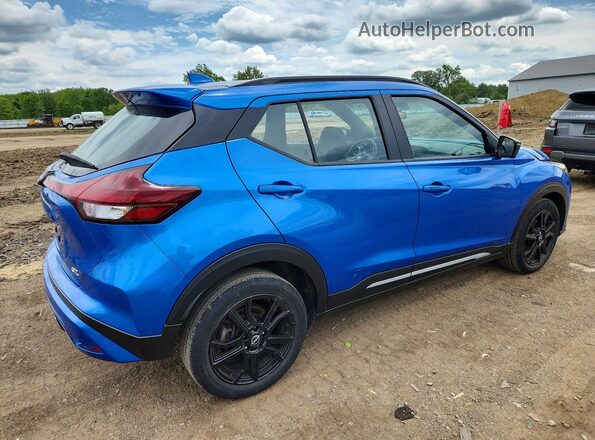 3N1CP5DV3RL536276 2024 NISSAN KICKS Blue Задня права чверть