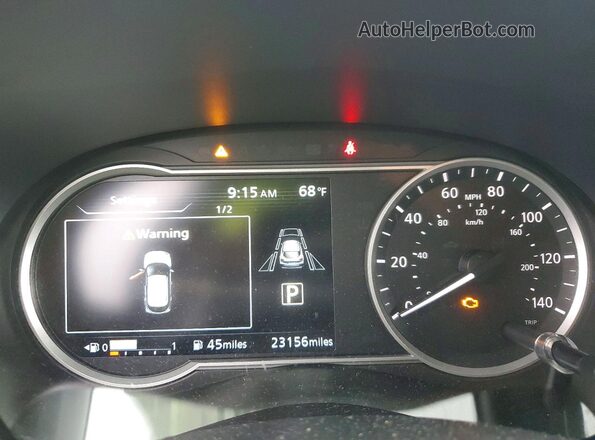 3N1CP5DV4LL541543 2020 NISSAN KICKS Gray Вид щитка приладів