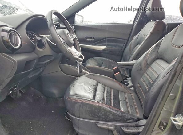 3N1CP5DV4LL541543 2020 NISSAN KICKS Gray Вид салону спереду