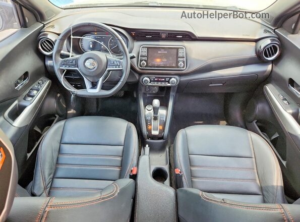 3N1CP5DV4LL544068 2020 NISSAN KICKS Gray Вид панелі приладів