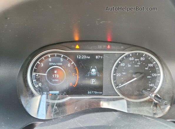 3N1CP5DV4LL544068 2020 NISSAN KICKS Gray Вид щитка приладів