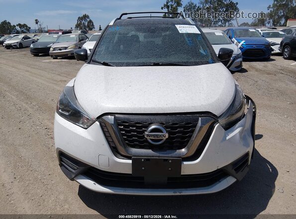 3N1CP5DV4LL552171 2020 NISSAN KICKS Белый Вид щитка приборов