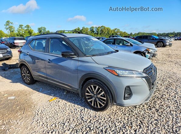 3N1CP5DV4ML490384 2021 NISSAN KICKS Silver Առջևի աջ