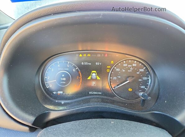 3N1CP5DV4ML490384 2021 NISSAN KICKS Silver Սարքավորումների վահանակի տեսք