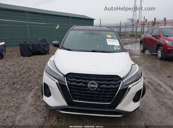 3N1CP5DV4PL523923 2023 NISSAN KICKS White Սարքավորումների վահանակի տեսք