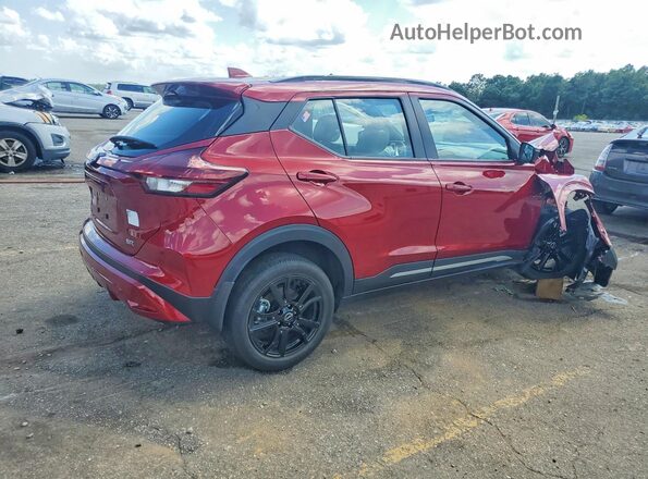 3N1CP5DV4RL488402 2024 NISSAN KICKS Красный Задняя правая четверть