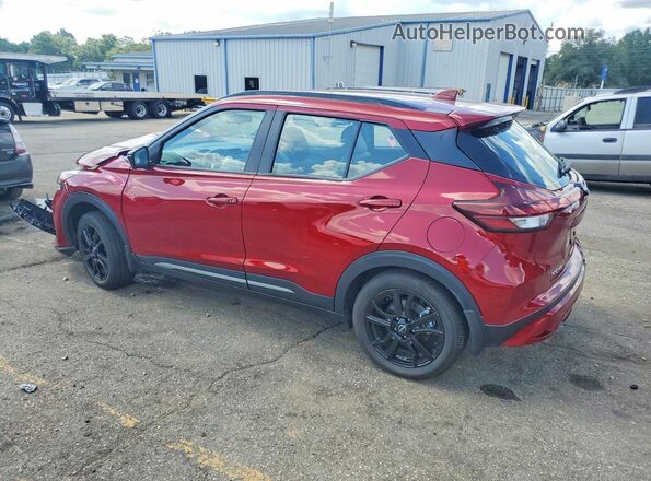 3N1CP5DV4RL488402 2024 NISSAN KICKS Красный Задняя левая четверть