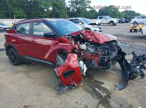 3N1CP5DV4RL488402 2024 NISSAN KICKS Красный Передняя правая четверть