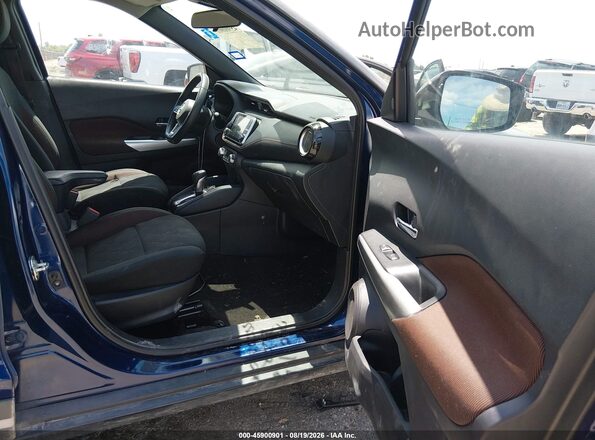 3N1CP5DV5LL525237 2020 NISSAN KICKS Blue Вид салону спереду