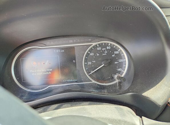 3N1CP5DV5LL578813 2020 NISSAN KICKS Gray Widok zestawu wskaźników